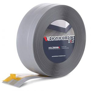 Rodapiés flexible autoadhesivo gris claro rodapiés flexible 32×23 mm